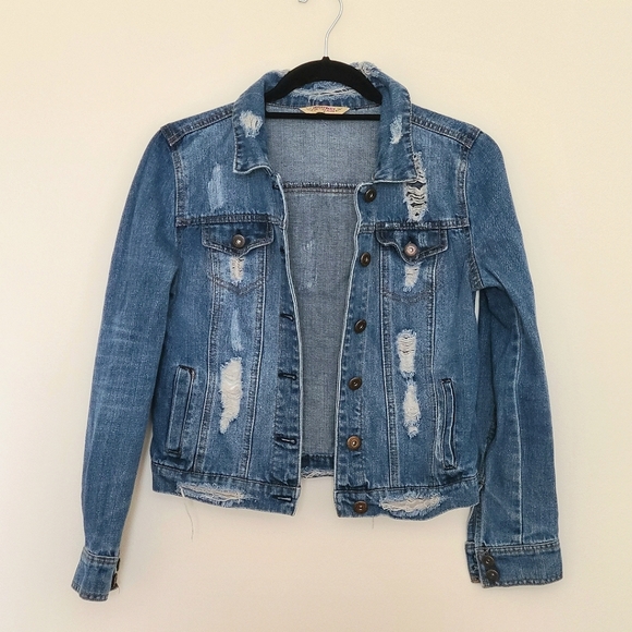 Highway Jeans | Distressed Denim Jacket - Picture 1 of 6